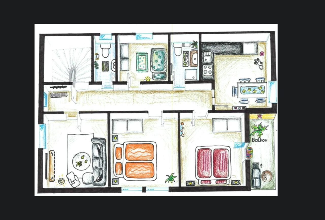 Angerpartments-Sonnige Grosse Wohnung Mit Balkon Und Kostenlosen Parkplatz 多布里亚赫 外观 照片